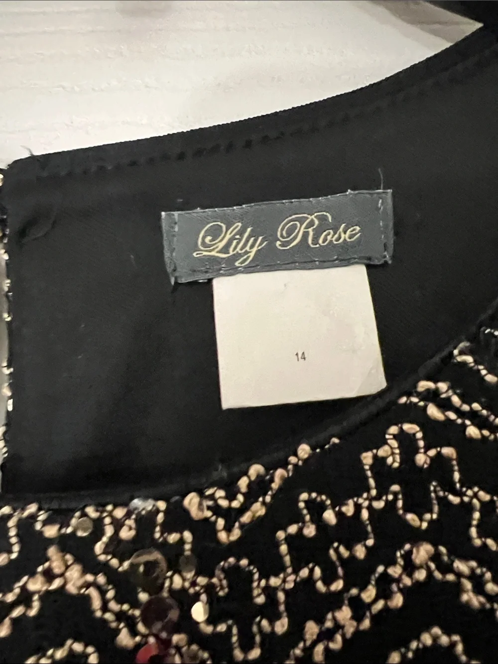 Lily Rose sleeveless evening